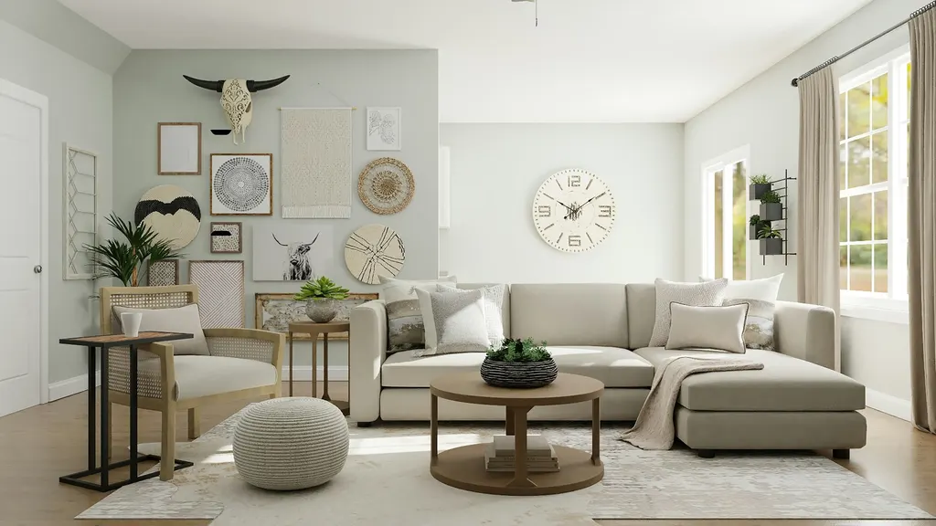 Layered living room